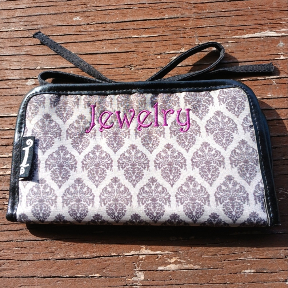 Initials Jewelry Roll